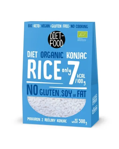 Bio Makaron Shirataki Konjac Ryż 385 g