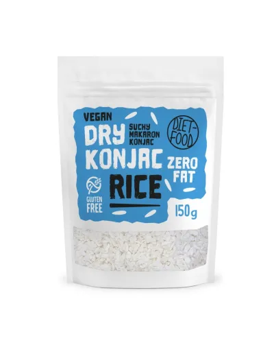 Suchy Makaron Shirataki Konjac Ryż 150 g