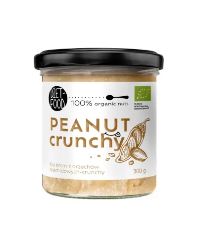 Bio Krem z Orzechów Arachidowych - Crunchy 300 g