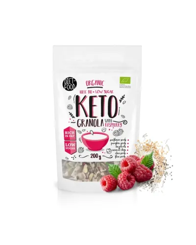 Bio Granola Keto Malina 200 g