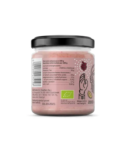 Bio Krem Kokosowy z Orzechami i Malinami 200 g