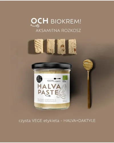 Bio Krem Chałwowy z Syropem Daktylowym 300 g