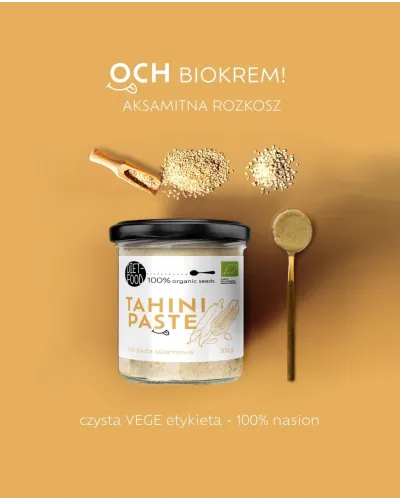Bio Krem z Nasion Sezamu Tahini 300 g