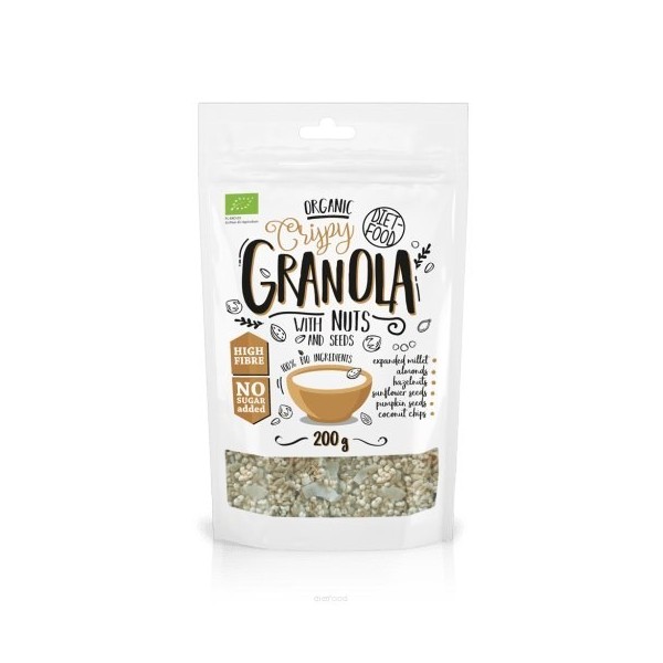 Bio Granola z Orzechami 200 g