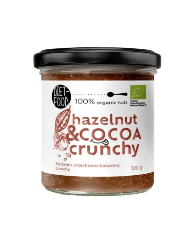 Bio Krem Orzechowo Kakaowy - Crunchy 300 g