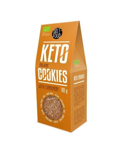 Bio Ciasteczka Keto z Cynamonem 80 g