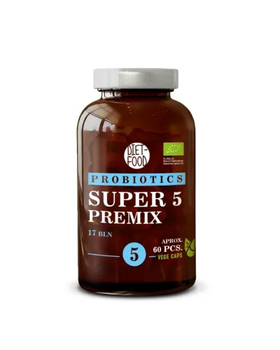 Probiotyk Nr 5. Bio Super 5 Premix 27 g - ok. 60 kaps.