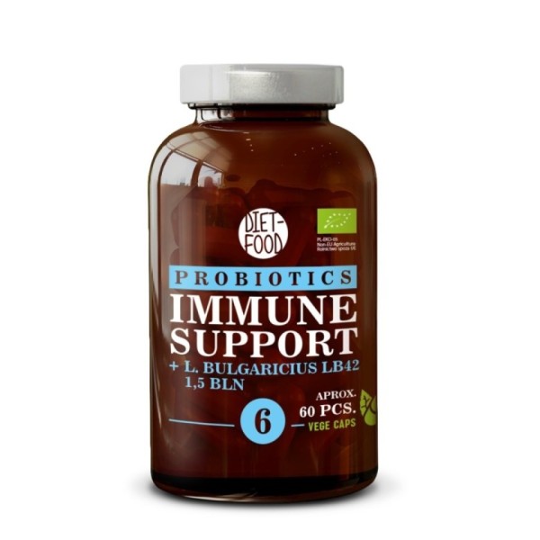 Probiotyk Nr 6. Bio Immune Support 18 g - ok. 60 kaps.