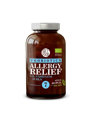 Probiotyk Nr 7. Bio Allergy Relief 27 g - ok. 60 kaps.