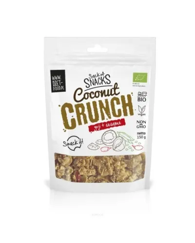 Bio Kokosowy Crunch z Jagodami Goji i Sezamem 150 g