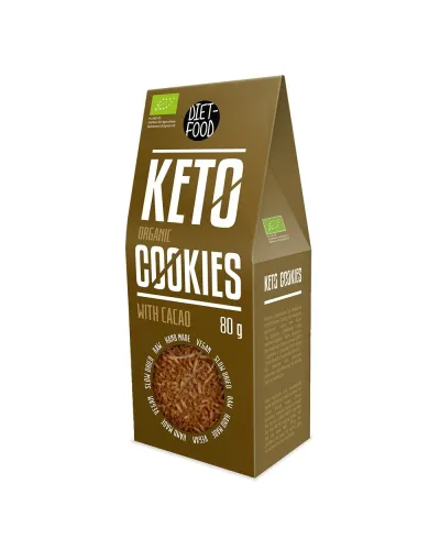 Bio Ciasteczka Keto Kakao 80 g