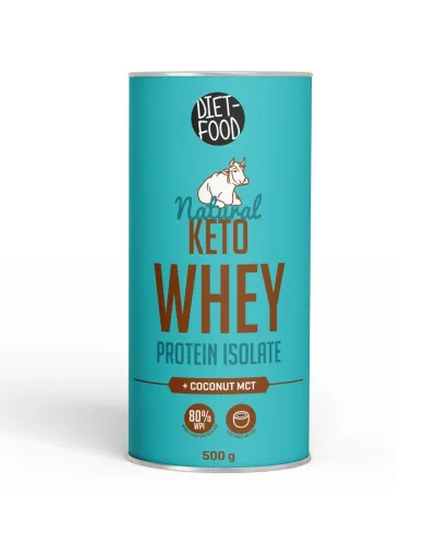 Keto Izolat Białko Serwatkowe z Olejem Kokosowym MCT 500 g