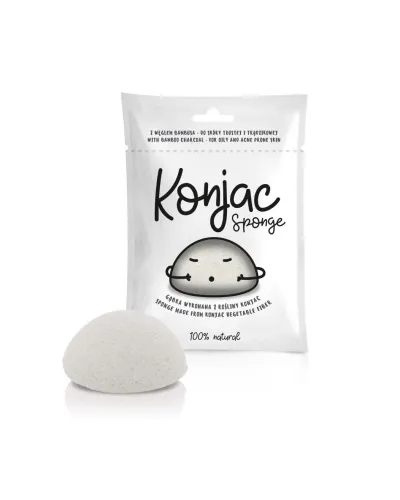 Gąbka do Twarzy Konjac Biała