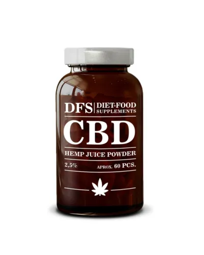 CBD Sok z Konopi 2,5% 25 g - ok. 60 szt.