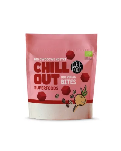 Bio Vegan Bites CHILL OUT owocowe kostki - superfoods 120 g