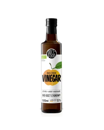 Bio Ocet Jabłkowy - Cydrowy 5% 500 ml