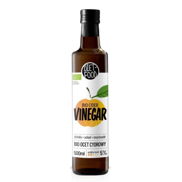 Bio Ocet Jabłkowy - Cydrowy 5% 500 ml