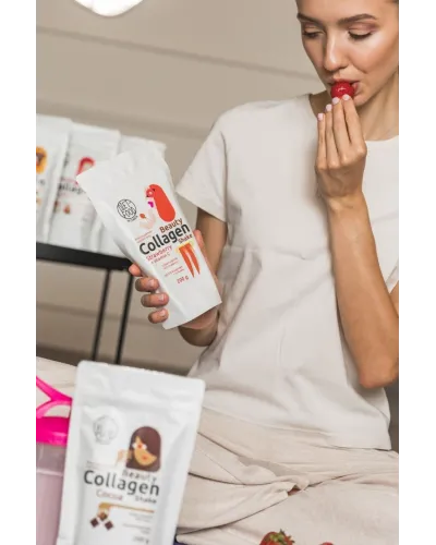 Beauty Kolagen Shake z truskawką i witaminą C 200 g