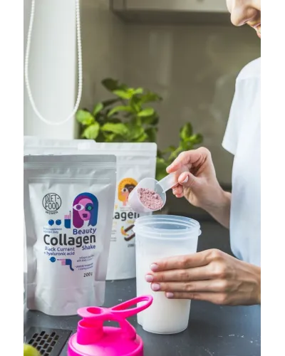 Beauty Kolagen Shake z czarną porzeczką i kwasem hialuronowym 200 g
