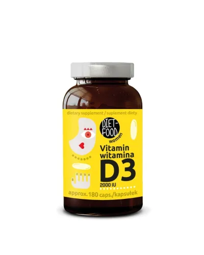 Witamina D3 27 g - ok. 180 kaps.