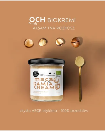 Bio Krem z Orzechów Makadamia 300 g