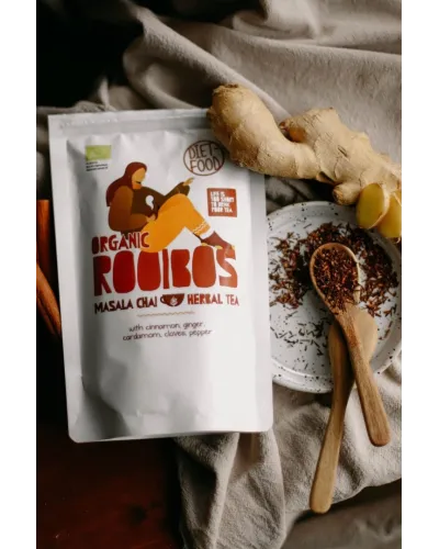 Bio Herbata Rooibos Masala Chai Liście 100 g