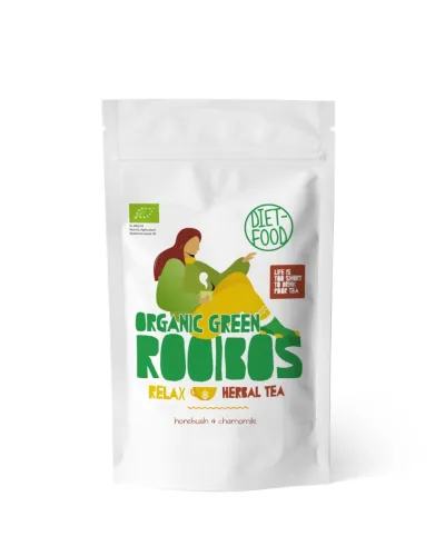 Bio Herbata Zielony Rooibos Relax Liście 100 g