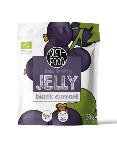 Bio Żelki Owocowe Czarna Porzeczka 50 g