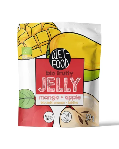 Bio Żelki Owocowe - Mango i Jabłko 50 g