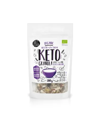 Bio Granola Keto Czarna Porzeczka 200 g
