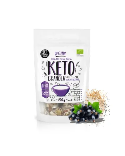 Bio Granola Keto Czarna Porzeczka 200 g