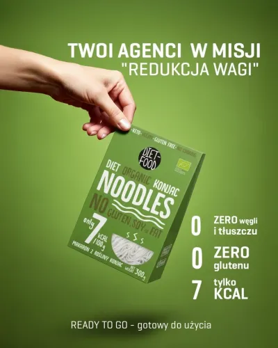 Bio Makaron Shirataki Konjac Noodles 385 g