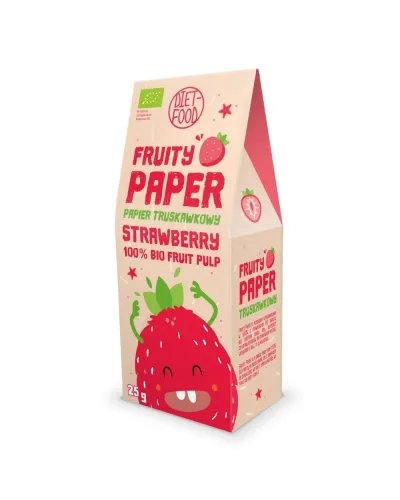 Bio Papier Owocowy Truskawka 25 g