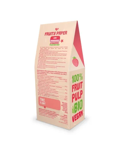 Bio Papier Owocowy Truskawka 25 g