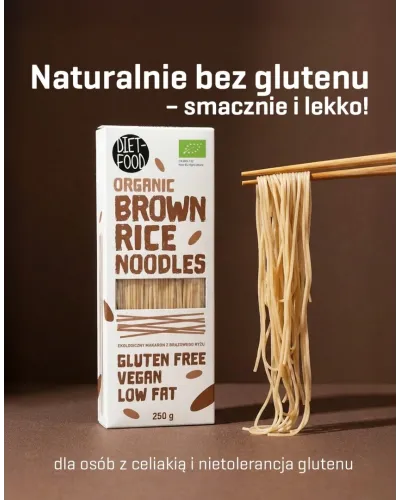 Bio Makaron z Brązowego Ryżu 250 g