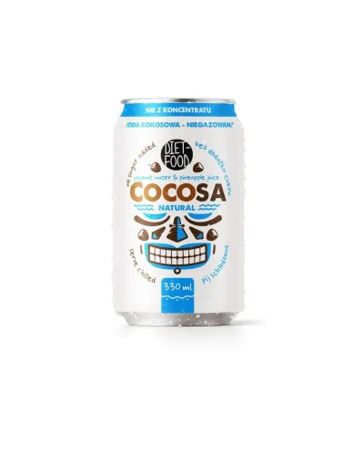 Cocosa Woda Kokosowa z młodego kokosa Niegazowana 330 ml (kaucja)