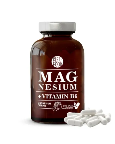 Magnez + witamina B6 120 tabl. 100g