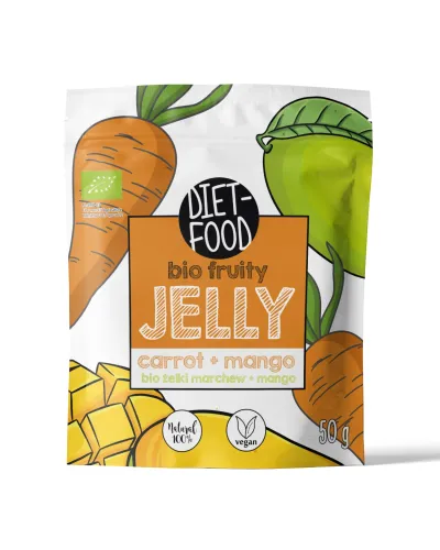 Bio Żelki Owocowe - Marchew i Mango 50 g