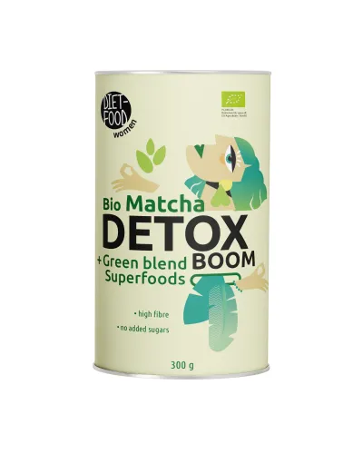 Zestaw Bio Matcha Detox Boom 300 g + MILK FROTHER - Elektryczny Spieniacz