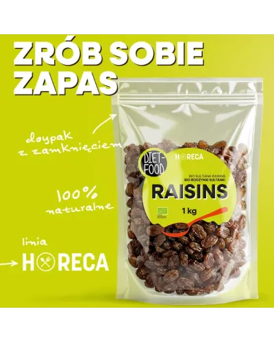 Bio Rodzynki Sułtanki 1 kg
