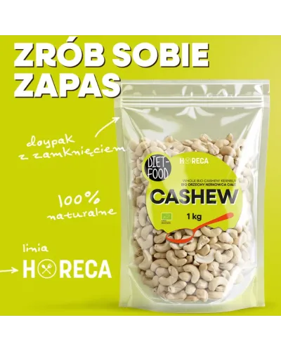 Bio Orzechy Nerkowca Całe 1 kg