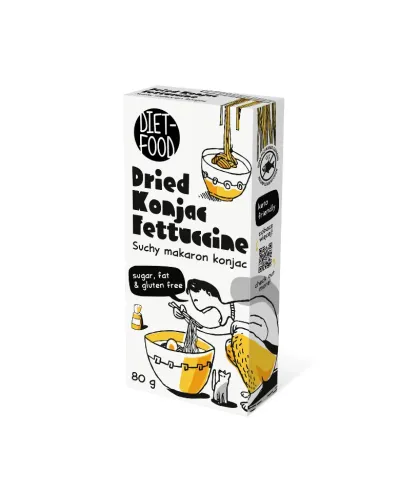 Suchy Makaron Shirataki Konjac Fettucine 80 g