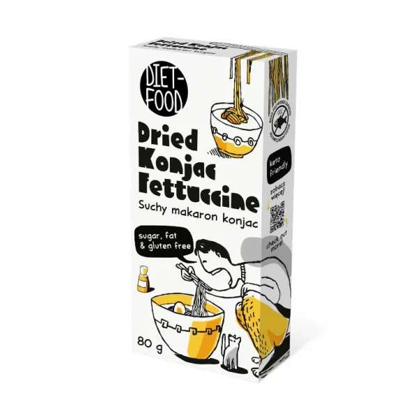 Suchy Makaron Shirataki Konjac Fettucine 80 g