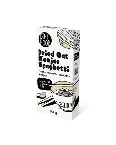 Suchy Makaron Owsiany Shirataki Konjac Spaghetti 80 g