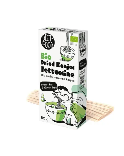 Bio Suchy Makaron Shirataki Konjac Fettucine 80 g