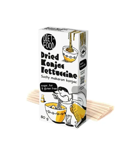 Suchy Makaron Shirataki Konjac Fettucine 80 g