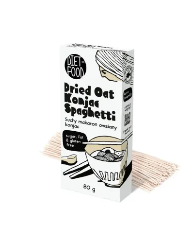 Suchy Makaron Owsiany Shirataki Konjac Spaghetti 80 g