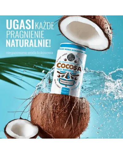 Cocosa Woda Kokosowa z młodego kokosa MIX 5 Smaków