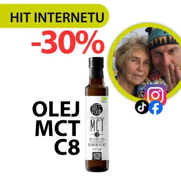 Bio olej kokosowy MCT C8 250 ml
